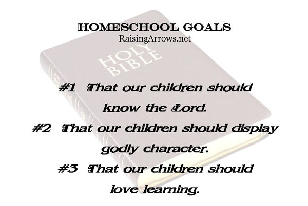 Homeschool Goals