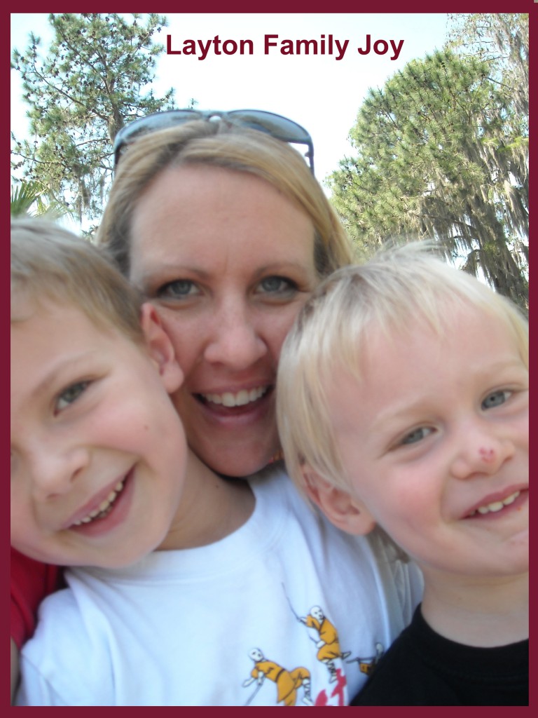 Stef and her boys