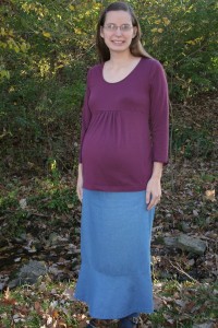Caroline maternity skirt