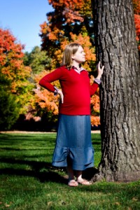 ruched maternity