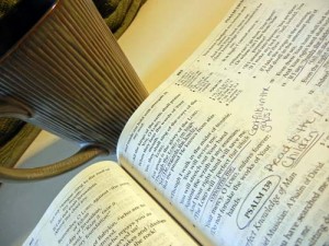 cofee and Bible