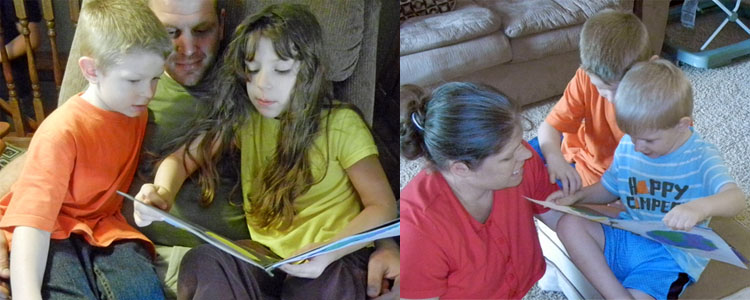 reading the book
