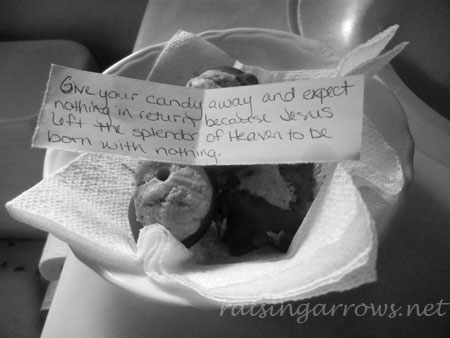 candy candy and note