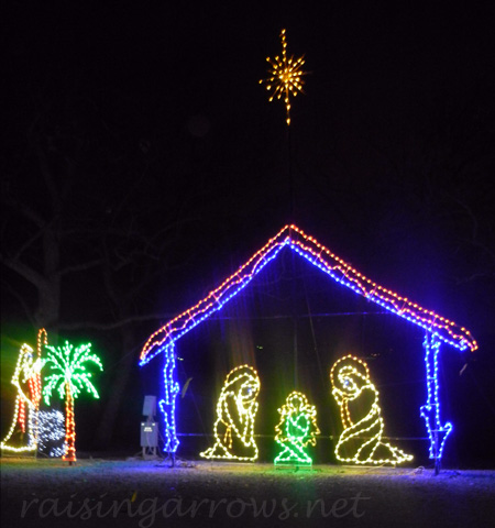 nativity lights nativity