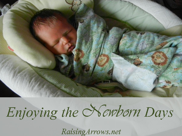 Enjoying the Newborn Days | RaisingArrows.net