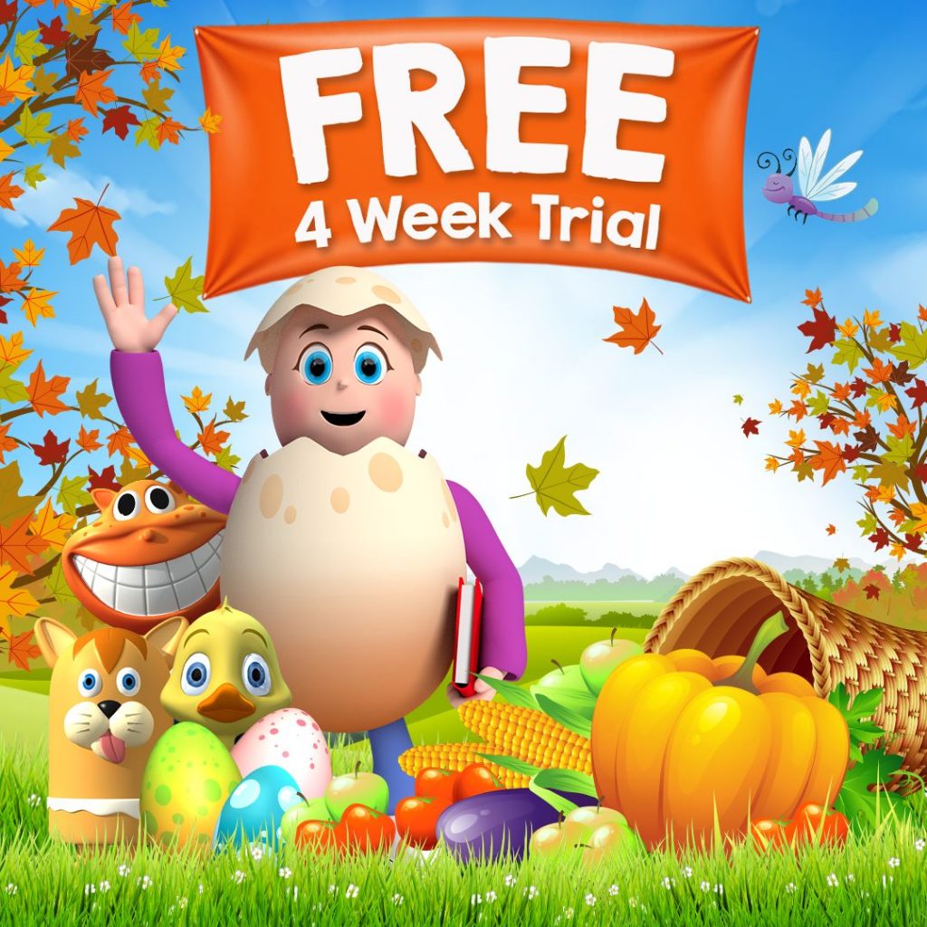 Reading Eggs 4 week trial